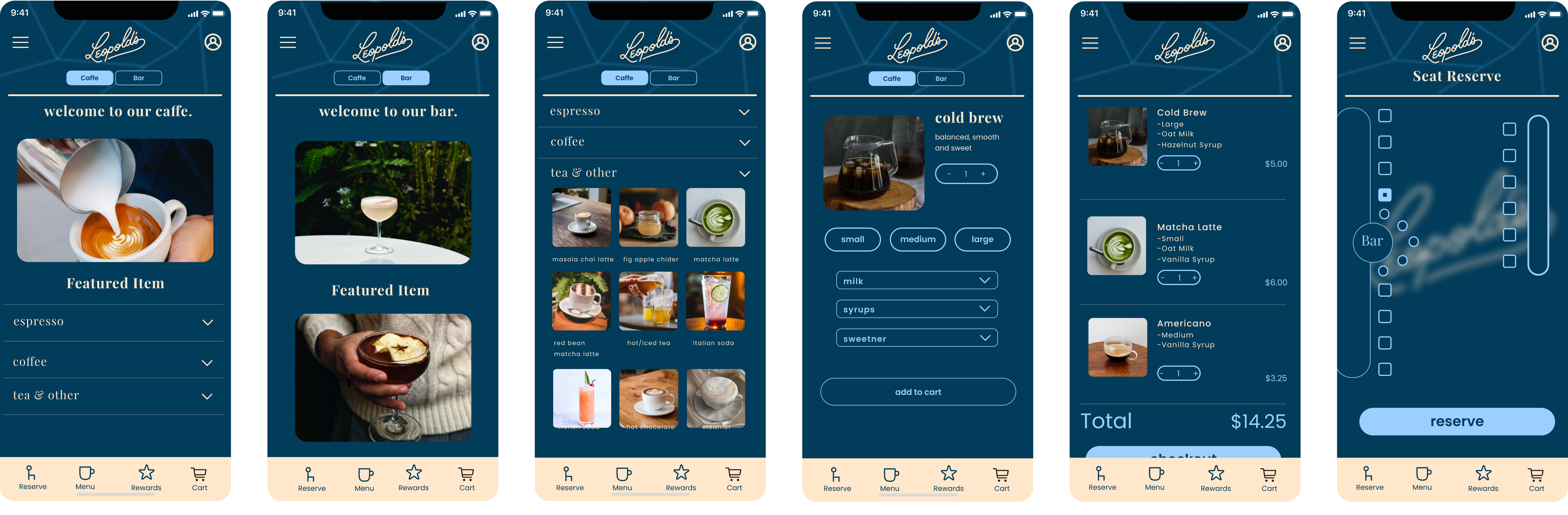 High-fidelity prototype screenshot